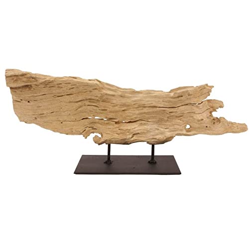 AquaOne Holz Deko Skulptur Oslo I Treibholz Naturholz Rustikal Mangrovenwurzel I Möbel Dekoration Natur Tischdeko I Handarbeit Teak Wurzel Unikat Modern