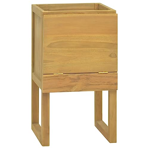 BUKSCYJS Schränke, Sideboards, Schränke mit Türen und Regalen,Badschrank 45x45x75 cm Massivholz Teak