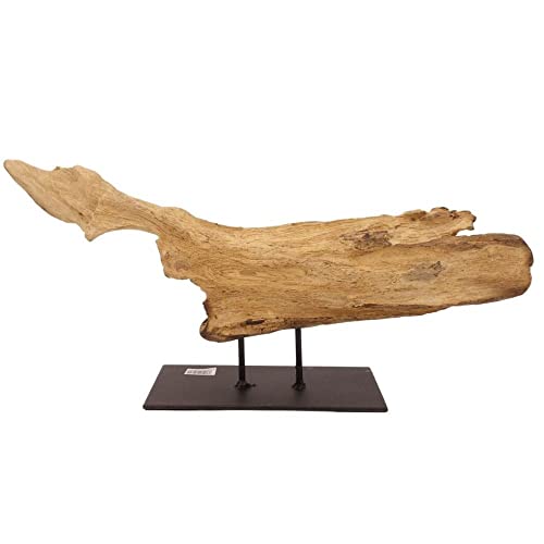 AquaOne Holz Deko Skulptur Oslo I Treibholz Naturholz Rustikal Mangrovenwurzel I Möbel Dekoration Natur Tischdeko I Handarbeit Teak Wurzel Unikat Modern