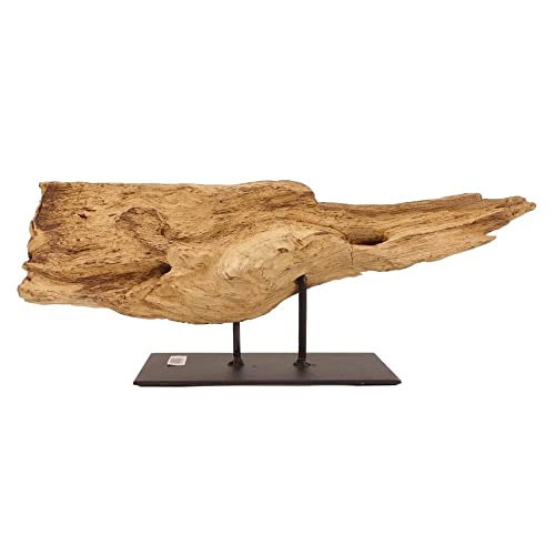 AquaOne Holz Deko Skulptur Oslo I Treibholz Naturholz Rustikal Mangrovenwurzel I Möbel Dekoration Natur Tischdeko I Handarbeit Teak Wurzel Unikat Modern