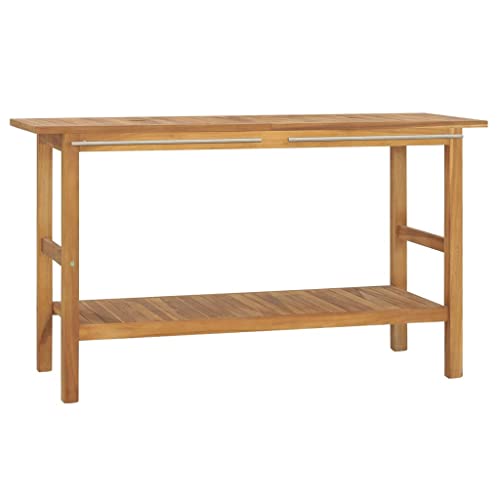 Generisch Waschtisch Massivholz Teak 132x45x75cm,jiangboyue-318482