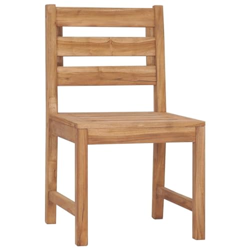 [Enshey] Gartenstühle aus Teakholz – 2er-Set, elegante Sitzgelegenheiten für den Au?enbereich für Garten und Rasen – solide und langlebige M?bel
