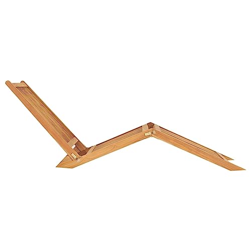 QJBSAVVA Loungesessel Outdoor Balkonstühle Deckchair Liege - Sonnenliege Massivholz Teak für Outdoor Terasse Balkon Beach