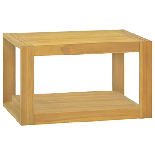 THOYTOUI Wand-Badschrank, Badezimmerschrank Kleiderschrank TV Schrank Apothekerschrank Geeignet für Wohnbereich Büro Küche Badezimmer 60x45x35 cm Massivholz Teak