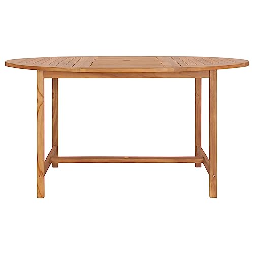 XINCXIN Gartentisch, Tisch Balkon gartenmöbel Dining Table balkontisch wetterfest Outdoor Tisch Geeignet für Garden Living Room Balcony Lounge 150x76 cm Massivholz Teak