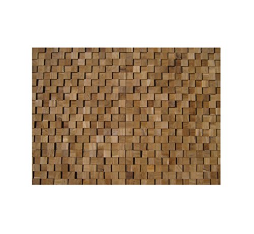 HO-M-004-1 Muster Fliese Teak-Holz Mosaikfliesen Wand-Verblender Stein-Mosaik Fliesen Lager Verkauf Herne NRW