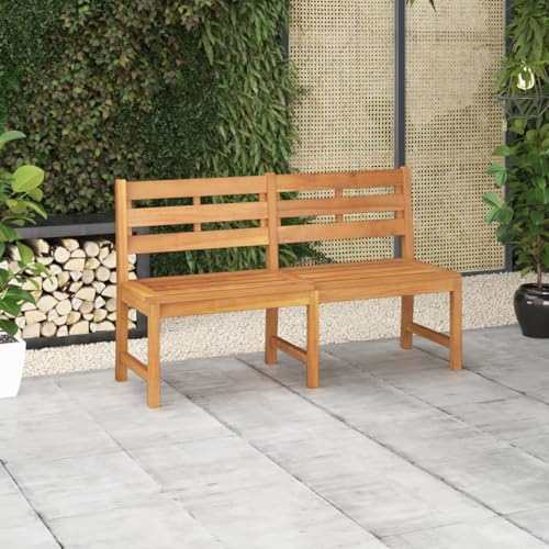 Juroupi Gartenbank Garten Sitzbank Balcony Furniture Garten Lounge Sitzbank Outdoor 150 cm Massivholz Teak - 316635