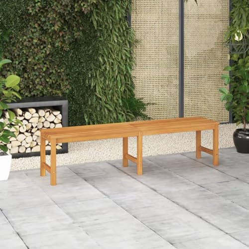 Xichuzi Gartenbank, Outer Banks, Parkbank, Garten Bank Für Draussen, Garten Sitzbank, Friesenbank, Gartenmöbel, 180 cm Massivholz Teak