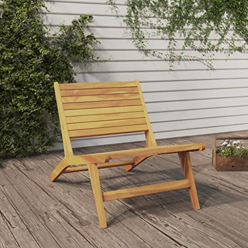 Owoxanthellate Gartenstuhl Klappstuhl Massivholz Teak 60x90x65 cm, wetterfest, platzsparend zusammenklappbar, klassisches Design für Balkon, Terrasse und Camping
