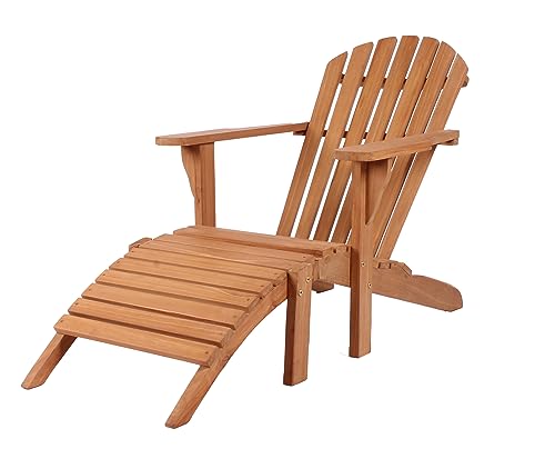 bene living Teakholz Gartenliege/Sessel - Adirondack Montreal