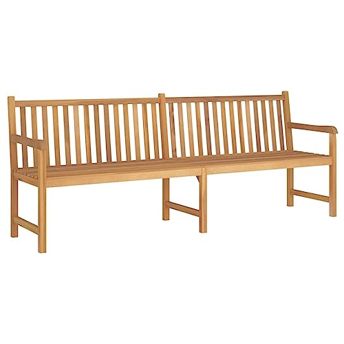 Juroupi Gartenbank Garten Sitzbank Balcony Furniture Garten Lounge Sitzbank Outdoor 228 cm Massivholz Teak