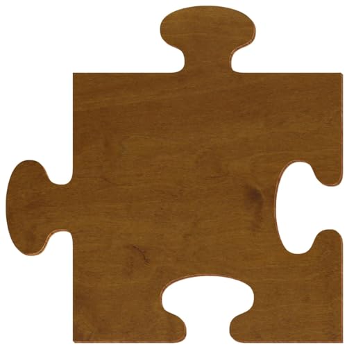 Holz Puzzle Teak beidseitig lackiert Deko Basteln 3-50cm aus 3mm Birkensperrholz einzeln oder im Set erhältlich, Größe:21cm, Pack mit:50 Stück