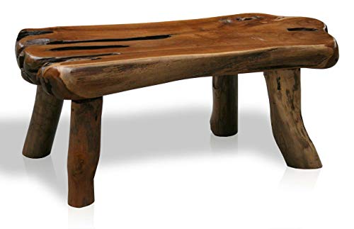ADHW Teak Couchtisch Wohnzimmertisch Beistelltisch Sofatisch Holz Tisch Wurzel