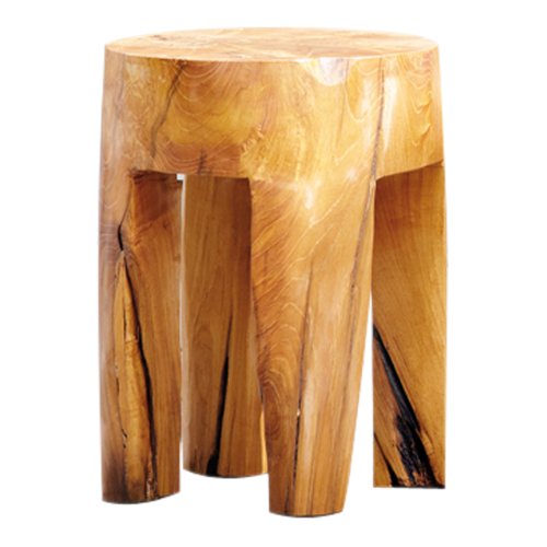 Jan Kurtz 495602 Java Hocker aus Teak - Rund - Ø 30cm, Höhe 40cm