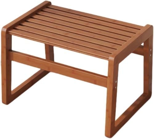 Badezimmer Bank Sitz Wasserdichter Duschhocker Aus Holz Teak Duschbank Für Badezimmer, Spa, Garten, EIN Wohnzimmer, Duschsitz Für ältere Menschen Duschhocker Für Innendusche Teak Du, S