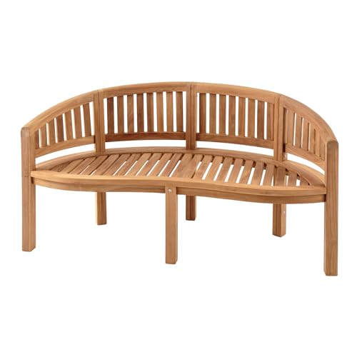 riess-ambiente.de Massive Gartenbank Empire Teak 150cm Natur Teakholz