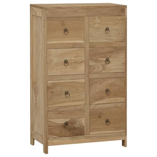 GCHDHAPB Wohnschränke & Aufbewahrung, Kommode, Kommode, Kommode, 55 x 30 x 90 cm, Massivholz, Teakholz
