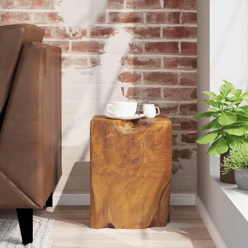 Generico kangqiling Hocker aus massivem Teakholz, braun, 243469