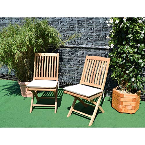 Auflage für Teak Klappstuhl Ancona Creme
