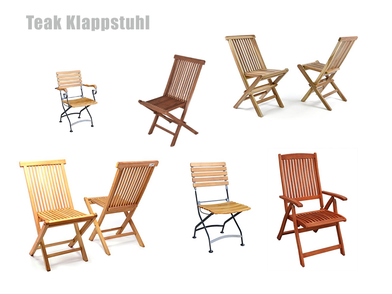 Teak Klappstuhl