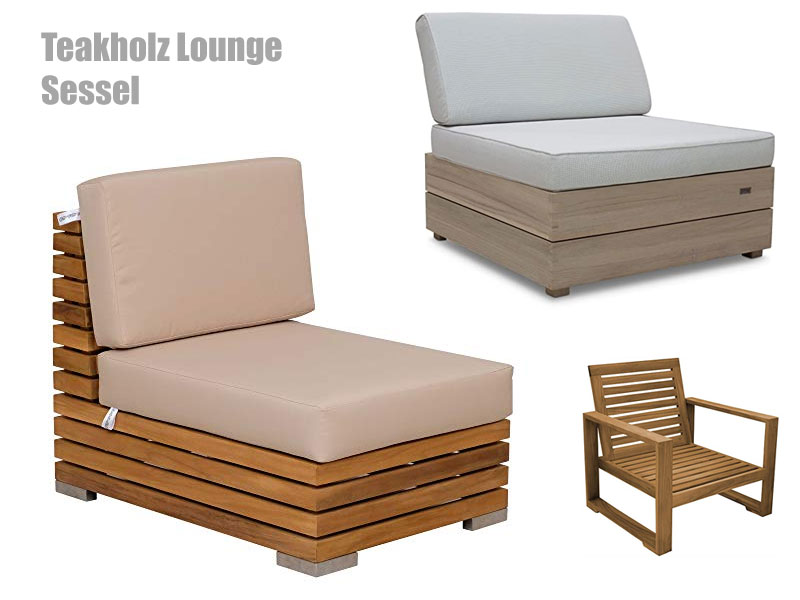 Teak Lounge Sessel