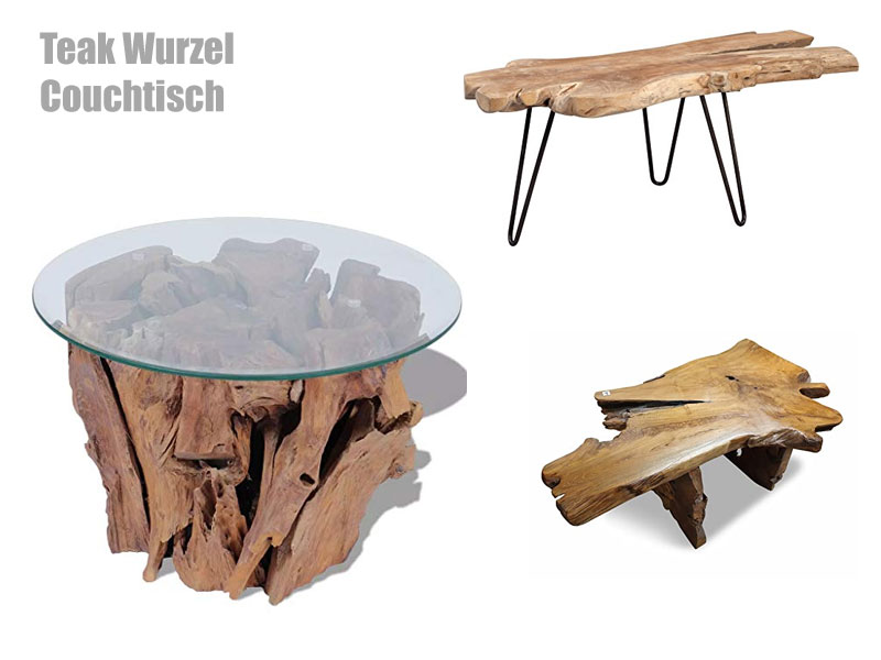 Teak Wurzel Couchtisch