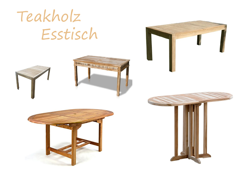 Teakholz Esstisch