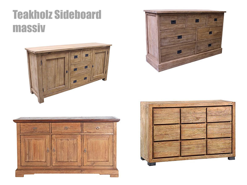 Teakholz Sideboard massiv