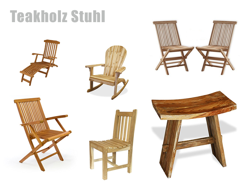 Teak Stuhl