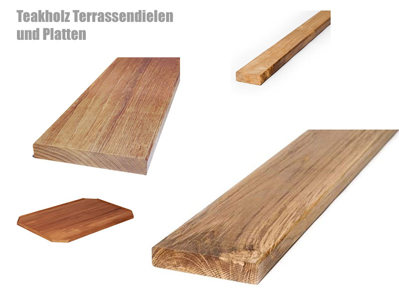 Teakholz Terrassendielen