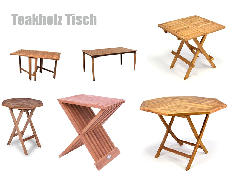 Teakholz Tisch